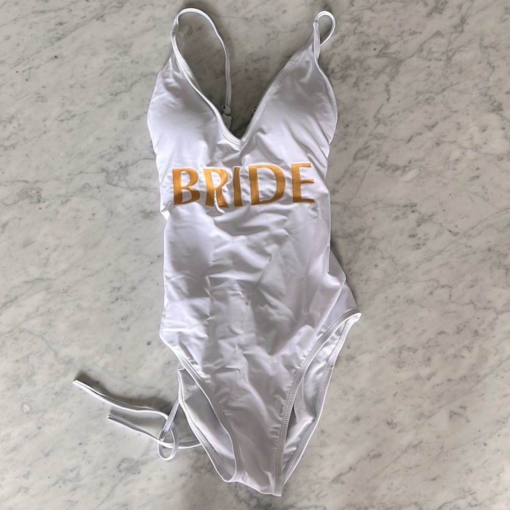 Bride One Piece Bathing suit!